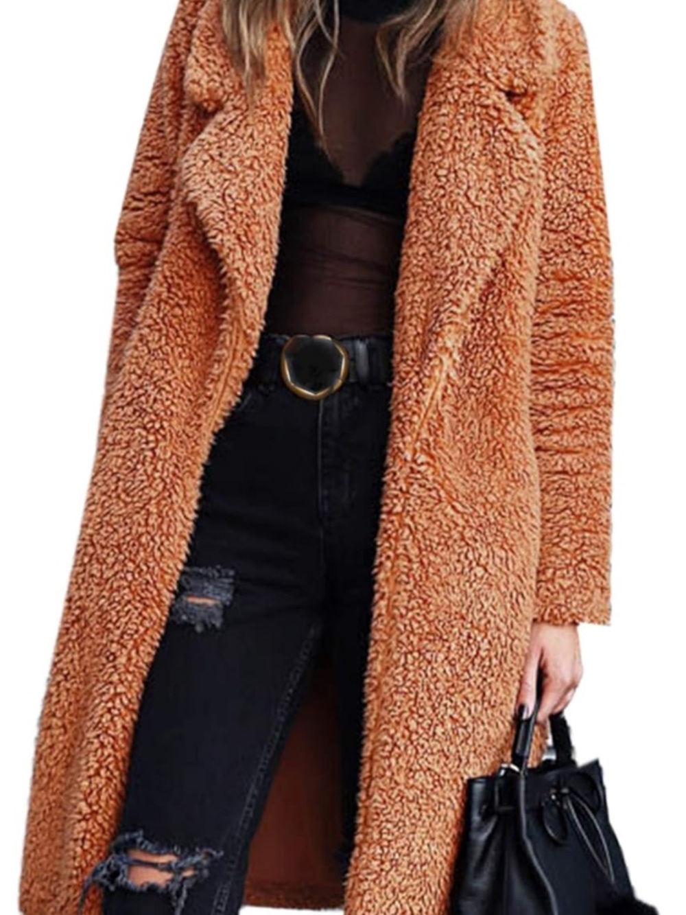 Amazon Women's Teddy Jacket - Camal/Caramel Color